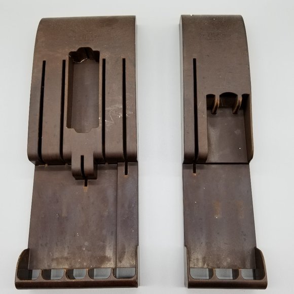 Cutco Kitchen Vintage Cutco Wall Mount Knife Holders Brown Plastic